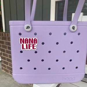 Nana Life Bogg Bag Charm in Red, Bogg Bag Button, Bogg Bag Accessories